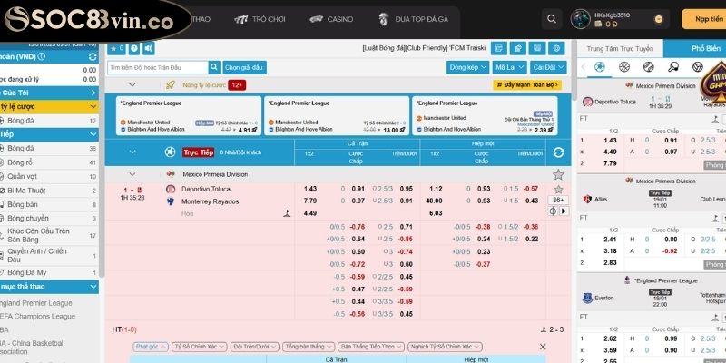 I Sports SOC88 Trải Nghiệm Cá Cược Thể Thao Đỉnh Cao 2025 2 I Sports SOC88 sảnh cược thể thao hàng đầu