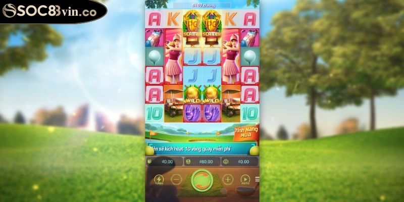 Slot Ngôi Sao Golf SOC88 Cuộc Đua Gay Cấn Trên Làn Cỏ Xanh 3 Giao diện đẹp mắt thân thiện với người dùng